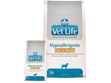 Farmina Vet Life dog Hypoallergenic fish & potato 12 kg