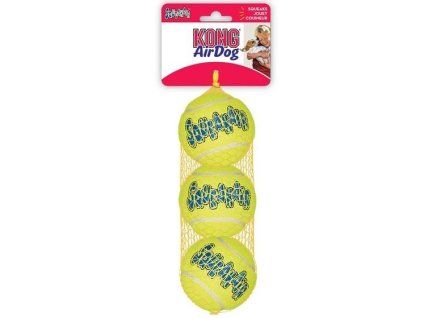 Hračka Kong Dog SqueakAir Lopta s pískatkom tenis, guma vulkanizovaná, XS (3ks/bal.)