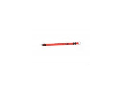 Obojok DUVO+ Nastaviteľný nylon červený 40-65 cm/ 25 mm