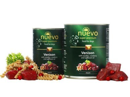 NUEVO dog Adult Venison Menue 800 g konzerva