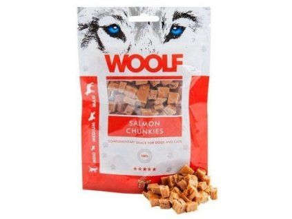 Pamlsok Woolf Dog Salmon Chunkies 100 g