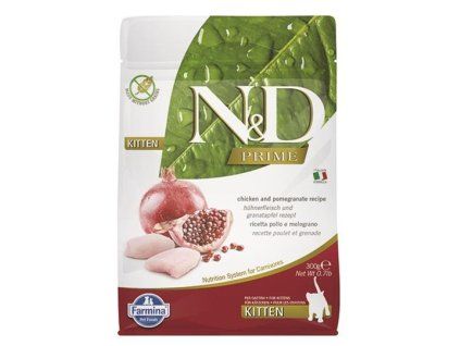 Farmina N&D cat PRIME kitten chicken&pomegranate 0,3 kg