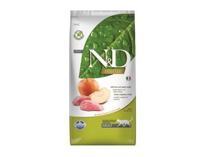 Farmina N&D cat PRIME (GF) adult, boar & apple 5 kg