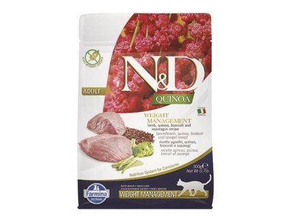 Farmina N&D cat GF QUINOA Weight Managment Lamb 0,3 kg
