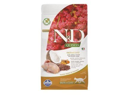 Farmina N&D cat GF QUINOA Skin&Coat Quail 1,5 kg