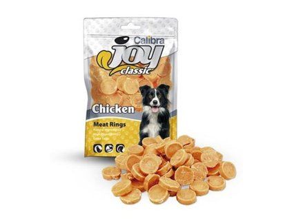 Pamlsok CALIBRA Joy DOG Classic Chicken rings 80 g