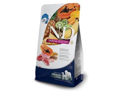 Farmina N&D dog TROPICAL SELECTION (AG) adult medium & maxi, lamb 2 kg