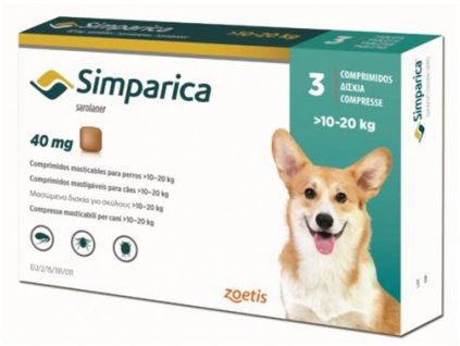 Dar pre OZ Malá Farma - Košice :  Simparica 10-20 kg 1 tbl.