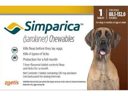 Dar pre OZ Malá Farma - Košice: Simparica 40-60 kg 1 tbl.