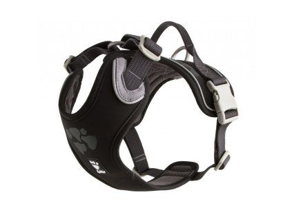 Postroj Hurtta Weekend Warrior čierný 100-120cm