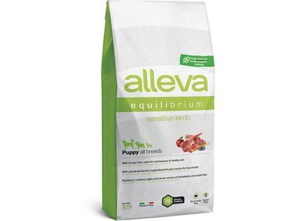 Alleva SP EQUILIBRIUM dog puppy sensitive all breeds lamb 12 kg
