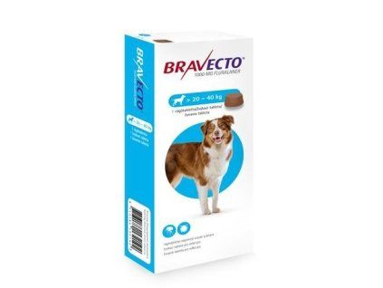 Bravecto Dog L 1000 mg žuvacie tablety pre veľké psy ( od 20 do 40 kg ) 1 x 1 tbl.