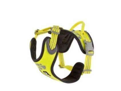 Postroj Hurtta Weekend Warrior neon citrónový 40-45cm