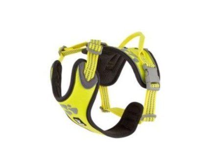 Postroj Hurtta Weekend Warrior neon citrónový 80-100cm